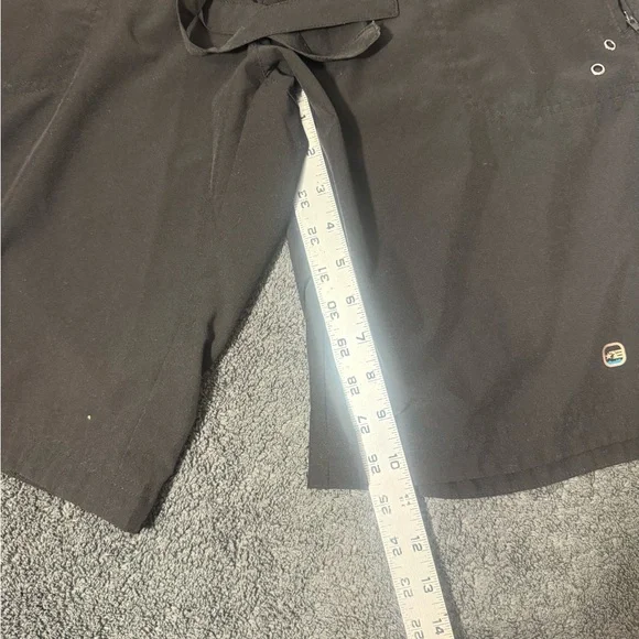 Free Country Black Drawstring Athletic Shorts- Size M (8/10) - Picture 6 of 6